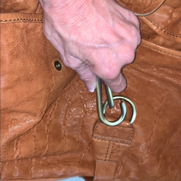 NEW - THEORY Leather Satchel/Hobo Handbag - Picture 12 of 12